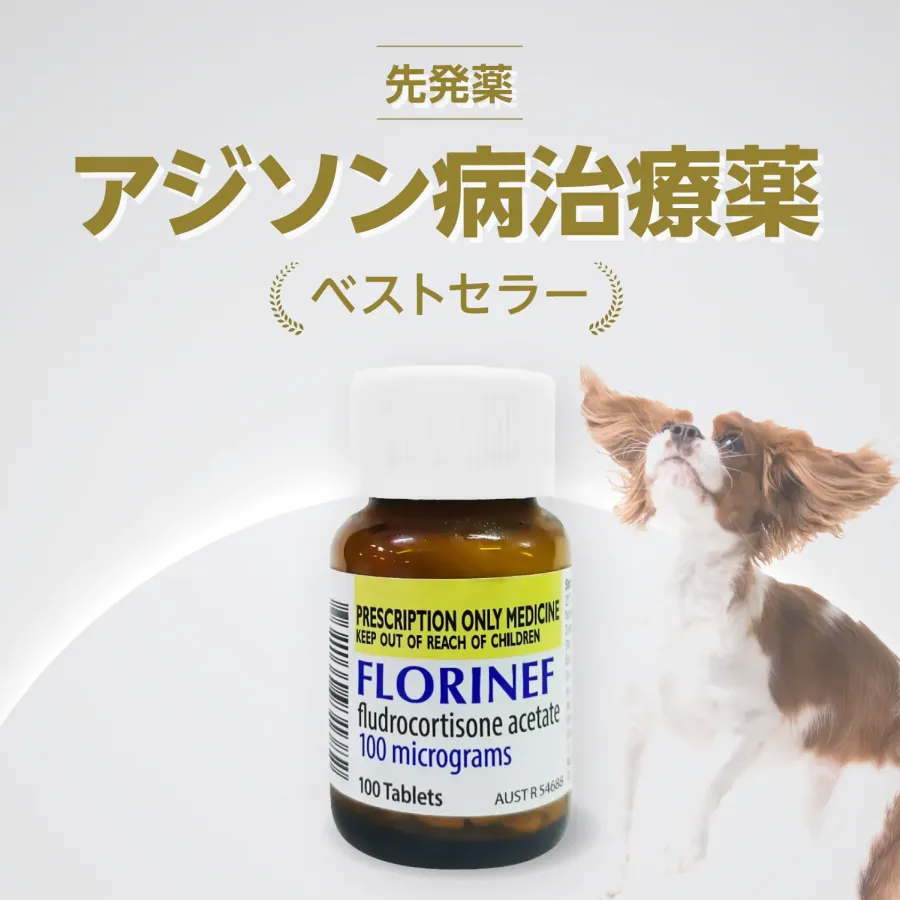 フロリネフ0.1mg｜アジソン病治療薬｜犬猫薬の通販｜ペットくすり