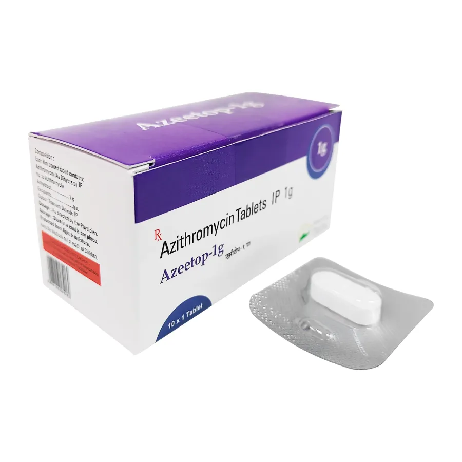 アジートップ1000mg10錠（ジスロマックジェネリック）｜感染症