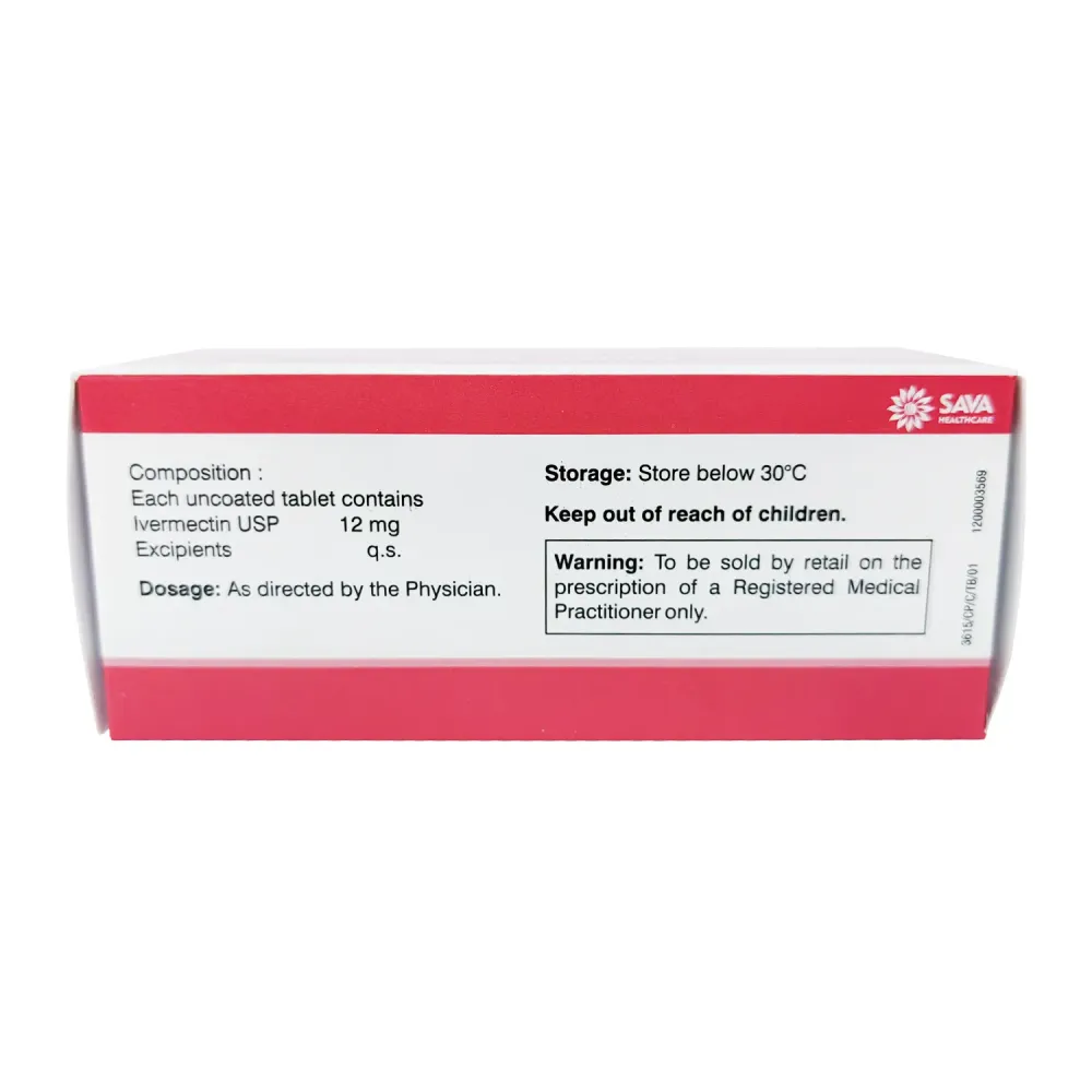 イベルメクチン12mg100錠（USP標準品）通販｜糞線虫症・疥癬