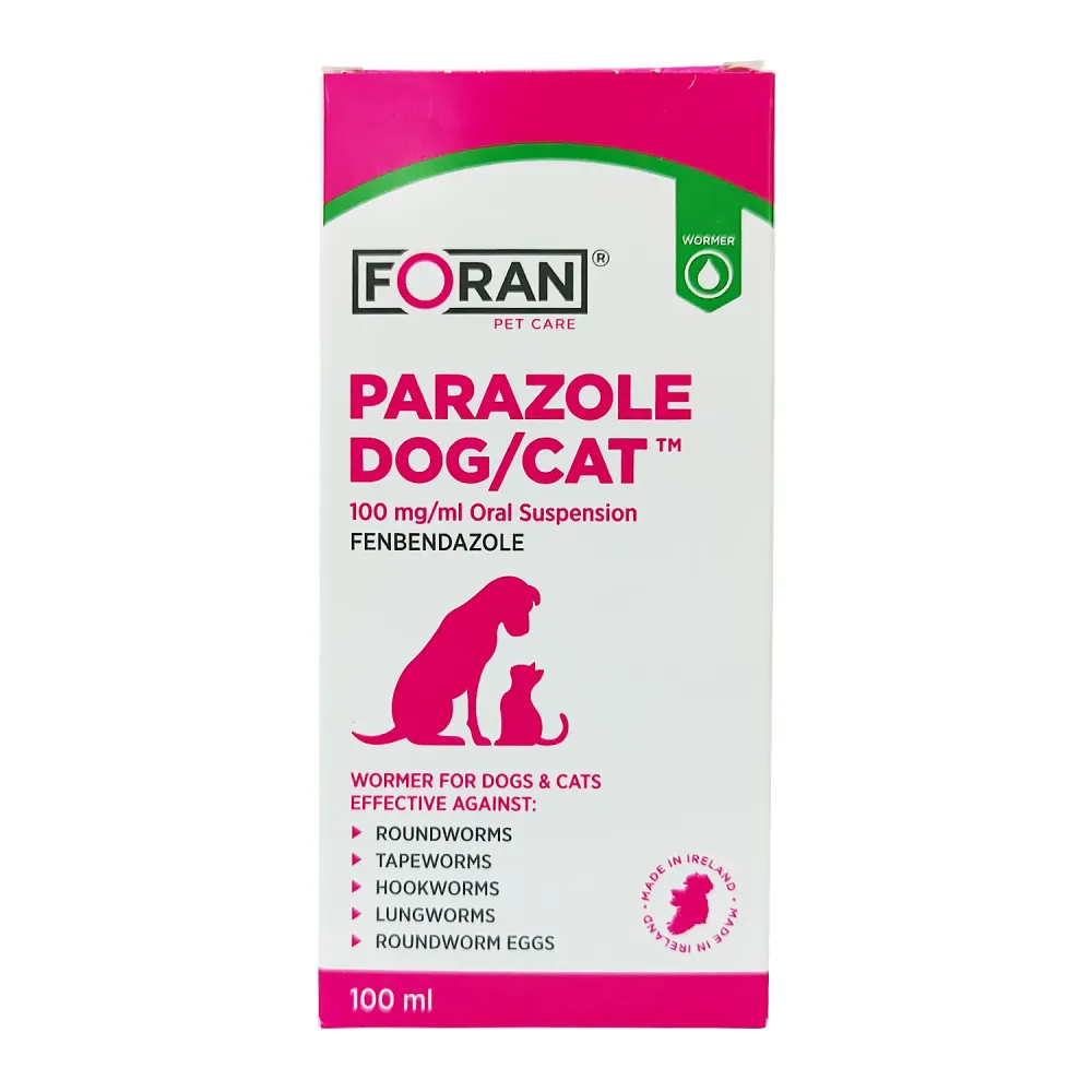 パラゾール100ml（フェンベンダゾール）｜トリコモナス症｜犬猫薬の 