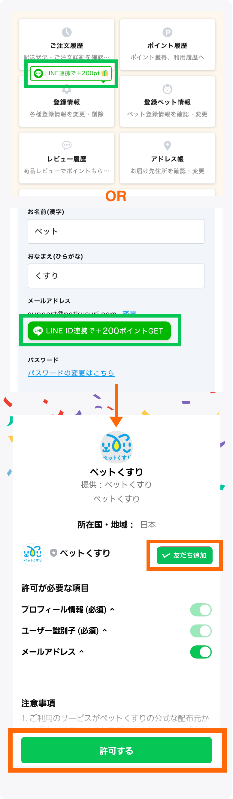 line ストア ペット薬